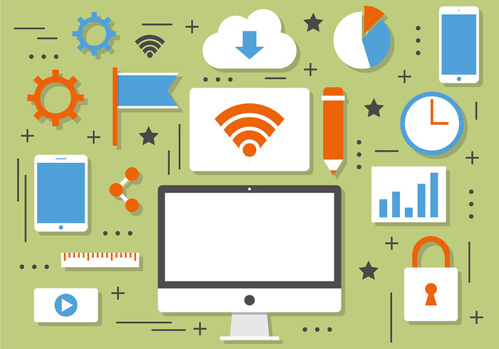 免費(fèi)矢量技術(shù)和營(yíng)銷(xiāo)元素